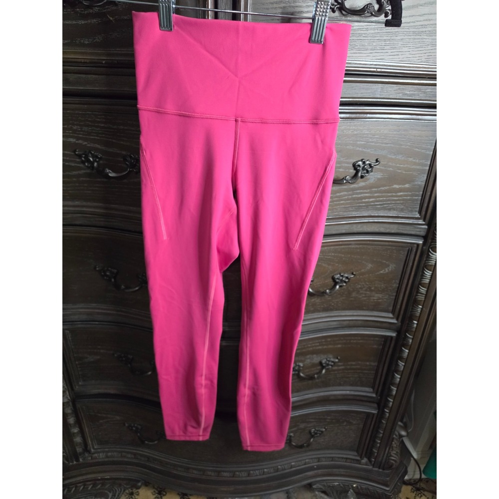Lululemon Invigorate High-Rise Tight 25 Pink Everlux Leggings LW5EYKS Size 6